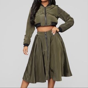 Fashion Nova 2pc skirt set NWT size S